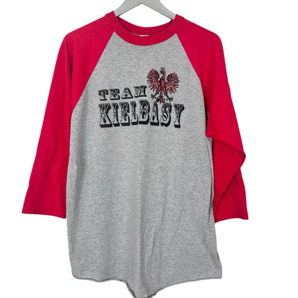 Team Kielbasy jersey size XL adult unisex‎ Polish Falcon red gray